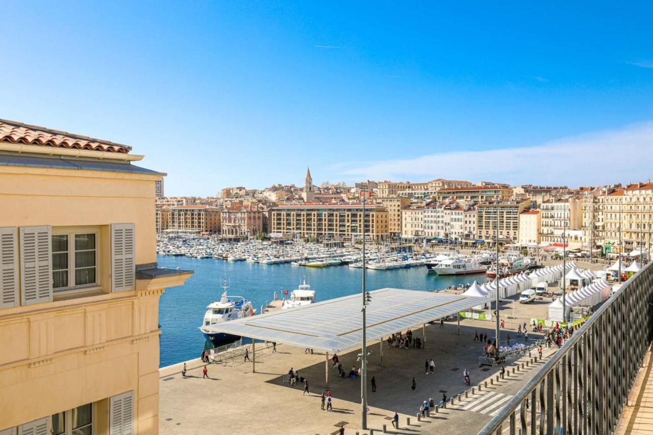 Le Pytheas - Vue Vieux-Port Avec Terrasse Et Clim Apartment Marseille Ngoại thất bức ảnh